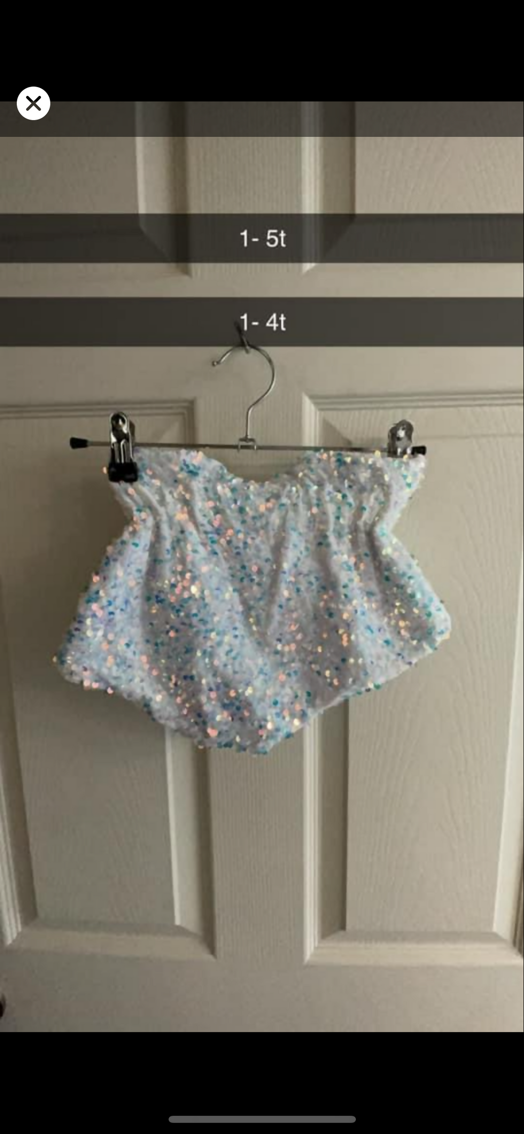 Baby sequin bloomers