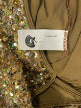 Load image into Gallery viewer, Curtain Call Gold sequin costume
