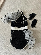Load image into Gallery viewer, Black Polka Dot Jazz Costume
