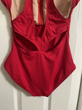 Load image into Gallery viewer, Baltogs Adult Medium Red Front-zip Leotard
