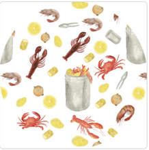 Load image into Gallery viewer, Down Da' Bayou Seafood Boil Two-Piece Bamboo Pajama Set
