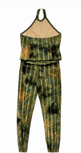 Load image into Gallery viewer, Moss &amp; Gold Metallic Halter Pant Set
