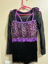 Load image into Gallery viewer, Purple and black jazz costume
