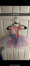 Load image into Gallery viewer, Flower leotard with tutu
