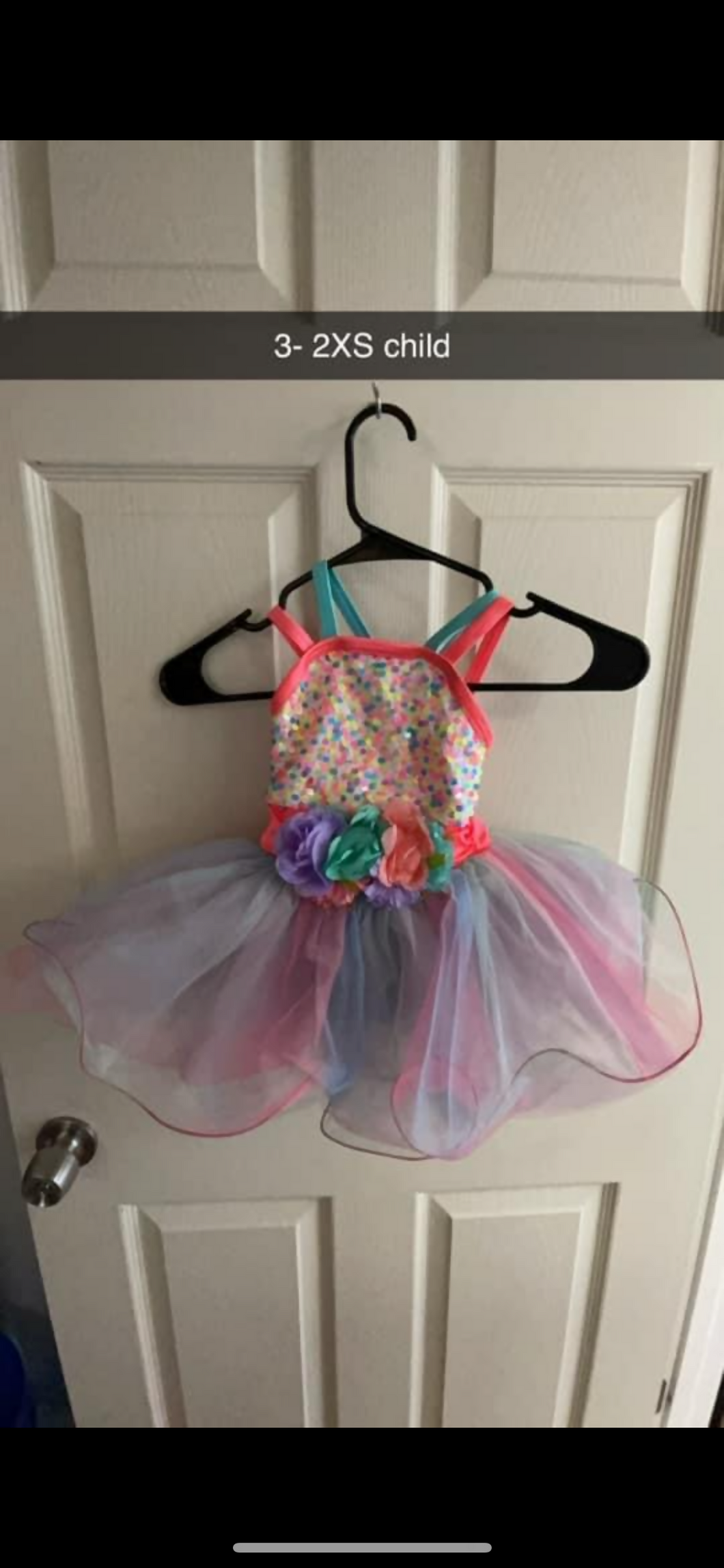 Flower leotard with tutu