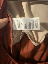 Load image into Gallery viewer, Burnt orange short contemporary dress
