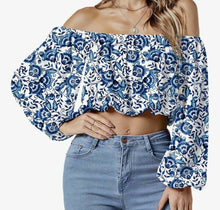 Load image into Gallery viewer, Floral Off-the-Shoulder Too
