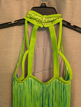Load image into Gallery viewer, Green and blue flappper like dress
