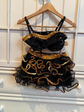 Load image into Gallery viewer, Black &amp; Gold Jazz Costume
