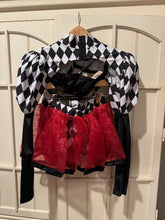 Load image into Gallery viewer, Black &amp; White Diamond Checkered Hip Hop Costume
