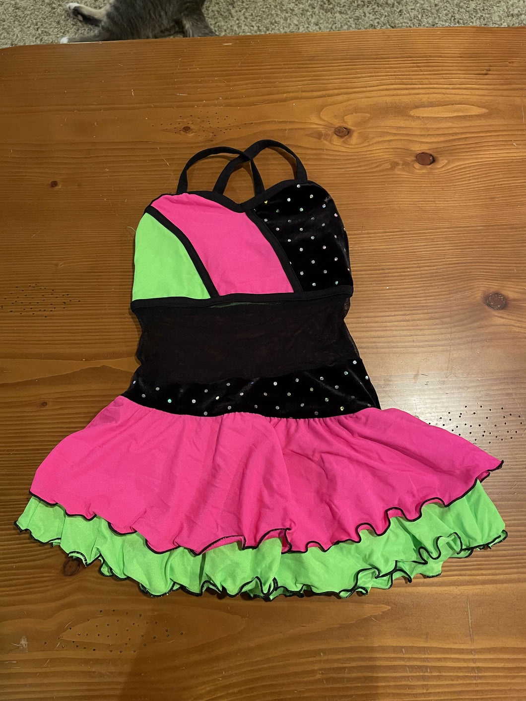 Bright Neon and Black Shear