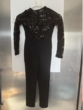 Load image into Gallery viewer, Balera "Sequin Lace Glam" Style #SQ10127 Long Sleeve Dance Unitard
