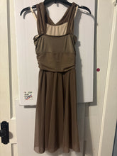 Load image into Gallery viewer, Brown contemporary leotard dress
