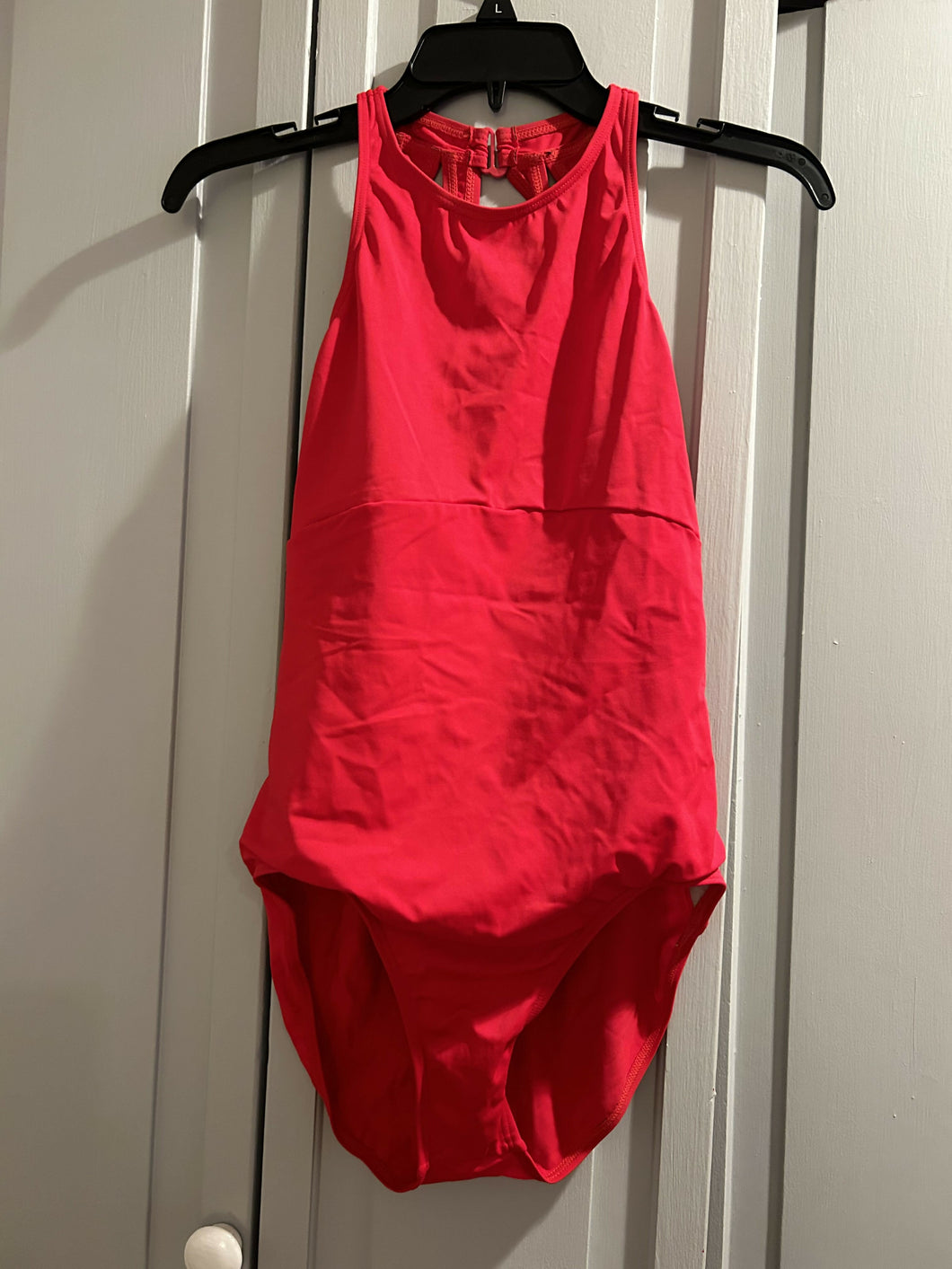 Red Balera High-Neck Leotard