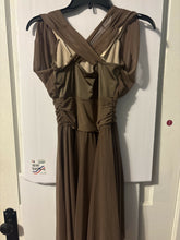 Load image into Gallery viewer, Brown contemporary leotard dress
