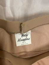 Load image into Gallery viewer, Body Wrappers nude color mesh high low skirt
