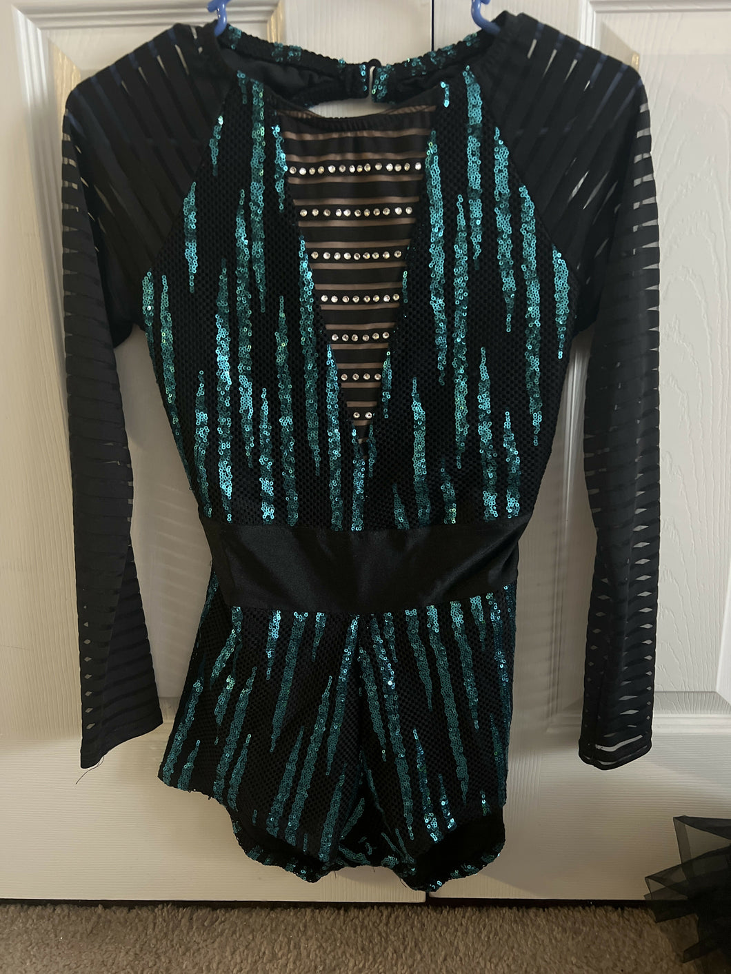 Jazz Blue Unitard shorts