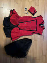 Load image into Gallery viewer, Red Jazz Dance Costume Child Large
