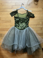 Load image into Gallery viewer, Green Sequin Ballet Dance Costume Adult Small
