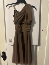 Load image into Gallery viewer, Brown contemporary leotard dress
