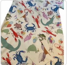 Load image into Gallery viewer, "Fais Do Do" Birthday Bash Southern Print Short Romper

