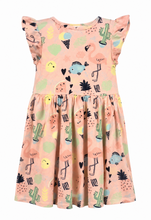 Load image into Gallery viewer, Free Style Revolution Pink Ruffle-Sleeve Dress
