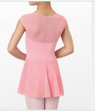 Load image into Gallery viewer, D12103 Floral Cap Sleeve Boat Neck Leotard Dress
