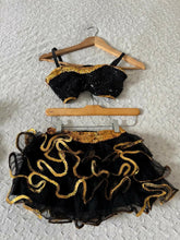 Load image into Gallery viewer, Black &amp; Gold Jazz Costume
