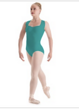 Load image into Gallery viewer, 2719 LONG TORSO Pinch Front Cross Back Banded Leotard
