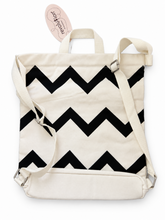 Load image into Gallery viewer, RD40002 Chevron Floral Drawstring Backpack

