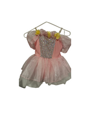 Load image into Gallery viewer, Pink &amp; Yellow Flower Tutu Dress
