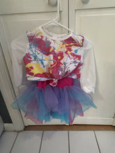 Load image into Gallery viewer, Hot pink and multi colored tutu hip hop costume
