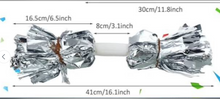 Load image into Gallery viewer, Metallic Cheerleading Pom Poms with Baton Handle 14.5 Inch
