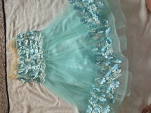 Load image into Gallery viewer, Mint green floral lyrical dress
