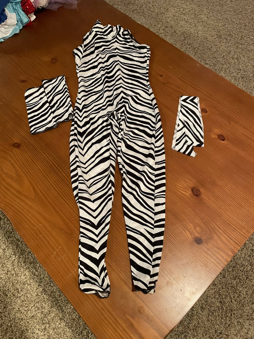 Zebra Unitard