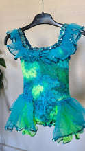 Load image into Gallery viewer, Blue and Green Watercolor Costume
