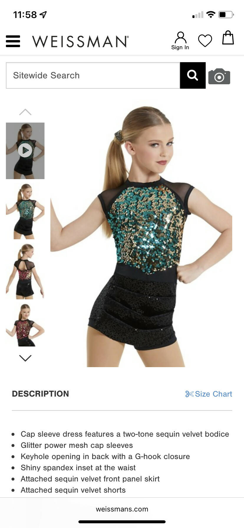 Weissman Costume Dancewear Closet, LLC
