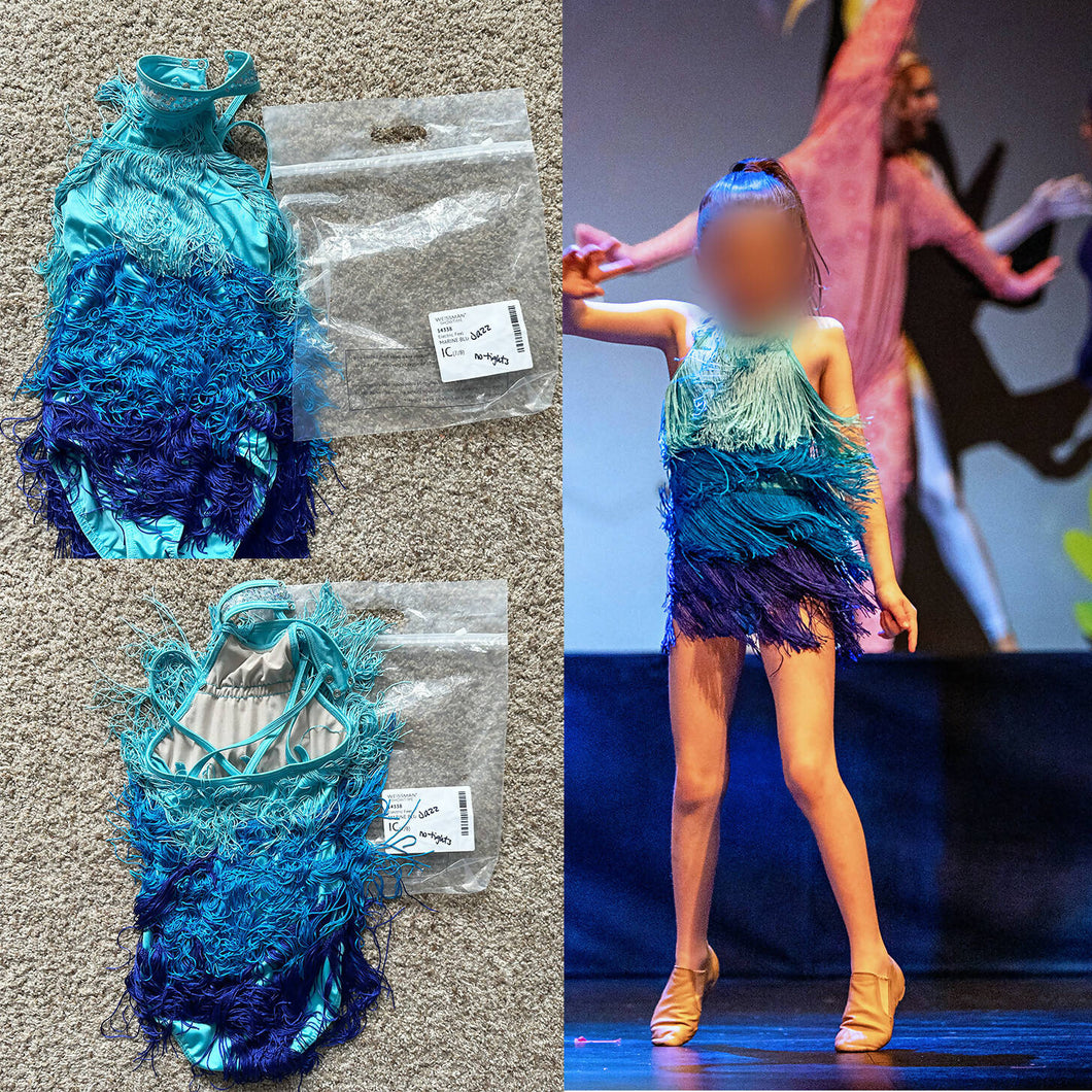 blue tap/jazz costume