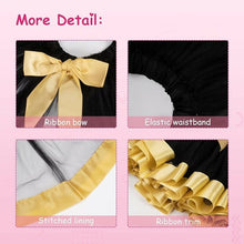Load image into Gallery viewer, Kids 2-8-year-olds black tutu with mouse ears headband
