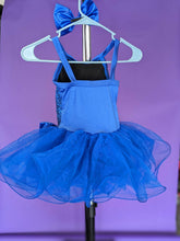 Load image into Gallery viewer, Weissman Blue Tap Dress w/ Hairpiece
