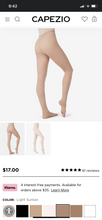Load image into Gallery viewer, Capezio Transition Tights L/XL
