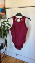 Load image into Gallery viewer, Maroon Mesh-back Leotard
