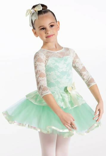 WEISSMANS Lace Tutu Dress - Mint - Small Child - 