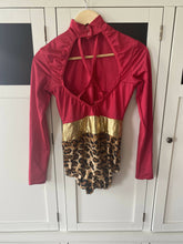 Load image into Gallery viewer, Cherry Red Cheetah Bodysuit Costume
